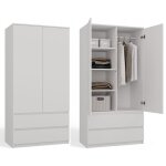 Armoire malwa ss - 90, blanc