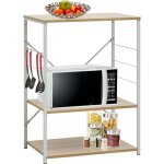 Armoire à micro - ondes, meuble bas de cuisine, armoire de cuisine blanc et chêne 60x39, 6x79, 5 cm asaf39088 ... Armoire à micro - ondes, meuble bas de cuisine, armoire de cuisine blanc et chêne 60x39, 6x79, 5 cm asaf39088 ...