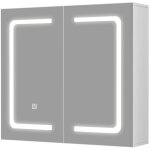 Meuble de salle de bain avec miroir et �clairage led 70 x 16 x 60 cm, meuble - lavabo avec miroir, prise ...