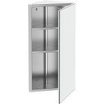 Armoire miroir salle de bain armoire de toilette murale meuble d'angle 2 �tag�res dim. 30l x 18, 4l x ...