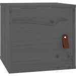 Jinlefu - armoire murale gris 31, 5x30x30 cm bois de pin massif vidaxl