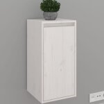 Armoire murale?meuble de rangement?armoire suspendue blanc 30x30x60 cm bois de pin massif cfw20710