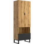Okwish - armoire - penderie - 1 pi�ce, 1 tiroir, un compartiment avec �tag�res r�glables, avec tringle ...