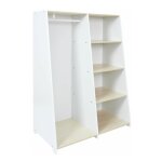 Armoire penderie enfant 'maya' 120cm blanc