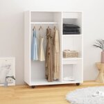 Maisonchic - armoire penderie, porte - v�tements, garde - robe blanc 80x40x110 cm agglom�r� pewv34944 ...