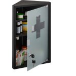 Relaxdays - armoire à pharmacie, 3 compartiments spacieux, mélange de matériaux, h x l x p : 45 x 30 ... Relaxdays - armoire à pharmacie, 3 compartiments spacieux, mélange de matériaux, h x l x p : 45 x 30 ...