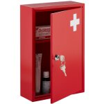 Relaxdays - armoire  pharmacie, verrouillable, 2 niveaux, hxlxp: 32x21, 5x9, 5 cm, ranger mdicaments, ...