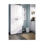 Armoire polyvalente 78x190h blanc mat - marte