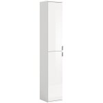 Armoire de rangement bodite ? 2 portes ? blanc laqu� ? design moderne et pratique