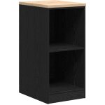 Vidaxl armoire de rangement de garage noir 40x51x85 cm bois de pin