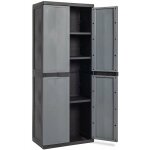 Fraschetti - toomax armoire trend midi en re'sine avec e'tage'res re'glables cm. 65x37x165h cadenassable ...