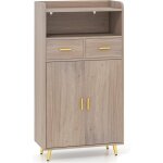 Armoire salle de bain avec miroir hd antibu�e, meuble salle de bain avec lumi�re led couleur & luminosit� ...