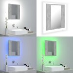Armoire de salle de bain à miroir led gris béton acrylique - armoire salle de bain - meuble salle de ... Armoire de salle de bain à miroir led gris béton acrylique - armoire salle de bain - meuble salle de ...