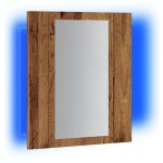 Vidaxl - armoire de salle de bain � miroir led vieux bois 40x12x45 cm
