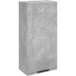 Armoire de salle de bain murale gris b�ton 32x20x67 cm vidaxl