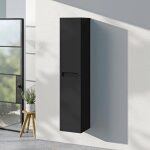 Bernstein - armoire suspendue colonne de rangement 35x170x35cm (lxhxp) bleu nuit mat porte soft - close, ... Bernstein - armoire suspendue colonne de rangement 35x170x35cm (lxhxp) bleu nuit mat porte soft - close, ...