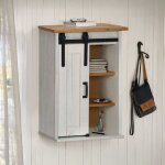 Vidaxl - armoire suspendue halden porte coulissante blanc 49x22, 5x70 cm Vidaxl - armoire suspendue halden porte coulissante blanc 49x22, 5x70 cm