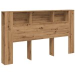 Armoire de t�te de lit ch�ne artisanal 180x18, 5x102, 5 cm - vidaxl