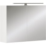 Armoire de toilette lavio, blanc, 80x60cm avec �clairage led, vicco