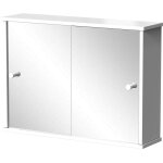 Armoire de toilette mireo, blanc, 55x40cm avec 2 portes coulissantes, vicco Armoire de toilette mireo, blanc, 55x40cm avec 2 portes coulissantes, vicco