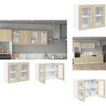 Armoire en verre suspendue chêne sonoma 80x31x60 cm aggloméré - armoire suspendu - vitrine murale - rangement ... Armoire en verre suspendue chêne sonoma 80x31x60 cm aggloméré - armoire suspendu - vitrine murale - rangement ...