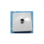 Prise tv simple connectique 9. 52mm male blanc sans cadre pour pose en saillie profil arnould 63229 Prise tv simple connectique 9. 52mm male blanc sans cadre pour pose en saillie profil arnould 63229