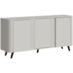 Arredamento1 - buffet charlotte 201, cachemire + noir, 76x151cm, le nombre de portes: 039cm, stratifi�, ...