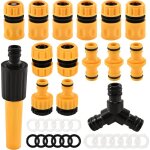 Ncessaire d'arrosage, raccord tuyau pour extension 13 mm (1 / 2 pouce) et 19 mm (3 / 4 pouce), adaptateur ...