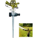 Arroseur � impulsion, 20 - 360� arroseur � pulsation metal, arroseur de pelouse, arroseur de jardin rotatif ...