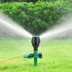 Arroseur de jardin, arroseur de pelouse arroseur rotatif � 360 � pour arrosage de grande surface de 4 ...