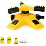 Arroseur oscillant, tandem rotatif automatique 360 degrés matériel d'arrosage pour jardin, diamètre pulvérisat ... Arroseur oscillant, tandem rotatif automatique 360 degrés matériel d'arrosage pour jardin, diamètre pulvérisat ...