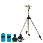 Arroseur tr�pied, arroseur oscillant, pistolet d'arrosage de jardin, arroseur de jardin t�lescopique ...