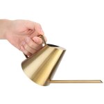 Arrosoir en acier inoxydable 400ml, long bec pot d'arrosage mini arrosoir en m�tal, arrosoir en acier ...