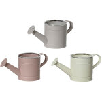 Arrosoir en zinc, mat, 10 x 22 x 10 cm, couleurs assorties