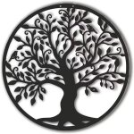 Art mural en m�tal, arbre de vie, logo de famille d'arbre en m�tal, d�coration murale, d�coration d'int�rieur ...