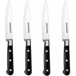 Arthur martin - coffret de couteaux amc1650 - 4 couteaux  steak - 4 pices - noir