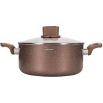 Arthur martin - marmite am5531 - 28 cm avec couvercle en verre - aluminium - tous feux dont induction ...