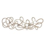 Arti e mestieri - porte - manteau mural doodle 77 x 25 cm en fer beige avec boutons ? design moderne ...