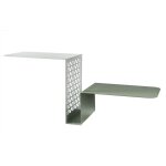 Arti e mestieri - tagère console scalea 100x30x40 cm en fer perforé, design échelle, 2 étagères, compact, ... Arti e mestieri - tagère console scalea 100x30x40 cm en fer perforé, design échelle, 2 étagères, compact, ...