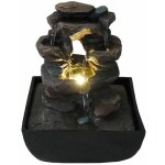 Arum lighting - fontaine d'intrieur rockfall relaxante et led blanc chaud