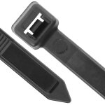Arvi - pv - 090 - 610 - p lot de 100x collier serrage rilsan noir 610x9mm - rsistant aux uv - polyamide ...