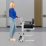 Ascenseur de patient hydraulique multifonctionnel, chaise de douche avec ceinture de s�curit�, 43 - 61 ...