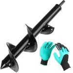 Aselected m�che tari�re pour perceuse, jardin foreuse � 83mm + gants, jardin tari�re pour perceuse �lectrique, ...