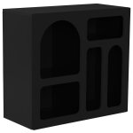 Asir group llc - console avec 5 niches - noir - luela Asir group llc - console avec 5 niches - noir - luela