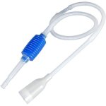 Aspirateur aquarium, 1, 7m nettoyeur aquarium gravier et eau kit pompe aspirateur � siphon manuel de ...