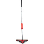 Relaxdays - aspirateur balai sans sac, sans fil, tte triangulaire, brosses rotatives, batterie, 115x34x34 ...