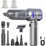 Aspirateur � main sans fil, rechargeable, mini aspirateur pour voiture, maison et poils d'animaux. design ...