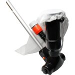 Aspirateur de piscine - nettoyage du fond de la piscine - avec 5 manches (140 cm) - aspirateur de fond ...