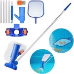 Aspirateur piscine, robot piscine aspirateur à jet de piscine avec Épuisettes de surface & tige à 5 sections, ... Aspirateur piscine, robot piscine aspirateur à jet de piscine avec Épuisettes de surface & tige à 5 sections, ...