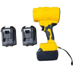 Aspirateur souffleur - aspirateur souffleur broyeur de feuilles - 21v - pour jardin de la pelouse (1 ...